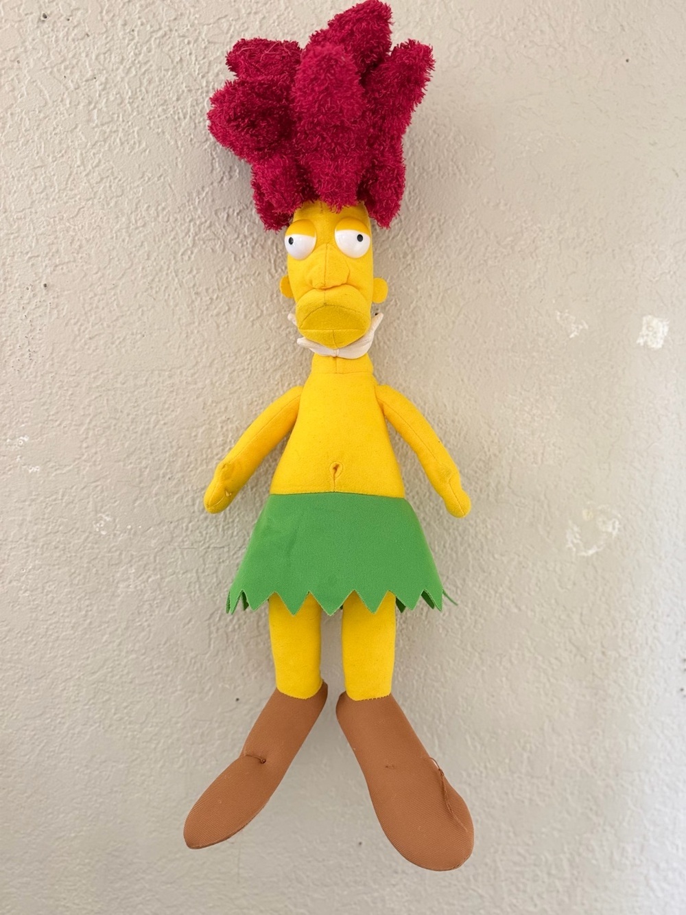 The Simpsons Sideshow Bob 20" Plush Caveman Doll Toy Factory 2014 Cartoon